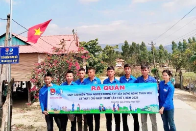 Tuổi trẻ Kông Chro xung kích bảo vệ an ninh Tổ quốc