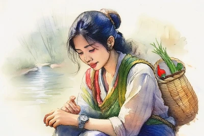 Sao rơi trên núi