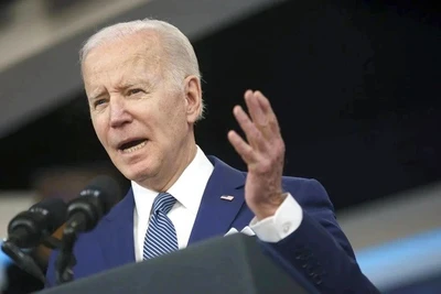 Tổng thống Mỹ Joe Biden khuyên Israel cân nhắc các biện pháp đáp trả Iran. Ảnh: Bloomberg