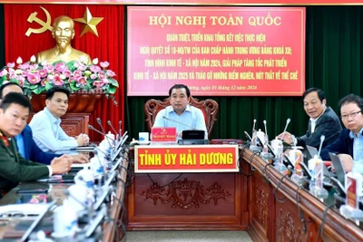 Ban Thường vụ Tỉnh ủy Hải Dương định hướng đề xuất sắp xếp, tinh gọn tổ chức bộ máy ở tỉnh và cấp huyện