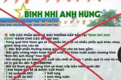 Cảnh báo lừa đảo chiêu sinh chương trình 'Binh nhí anh hùng'