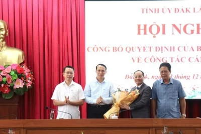 Thư ký Bí thư Tỉnh ủy Đắk Lắk được bổ nhiệm Phó Chánh văn phòng Tỉnh ủy