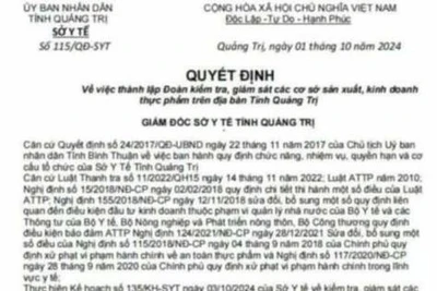 Giả danh Sở Y tế Quảng Trị ra văn bản, lập đoàn kiểm tra cơ sở