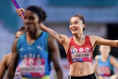 Cuộc đấu nóng bị hoãn vì trời mưa, Việt Nam chỉ đoạt HCB giải điền kinh châu Á