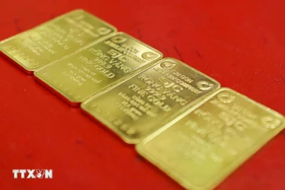 Giá vàng miếng SJC chiều 15/5 giảm 1,8 triệu đồng/lượng