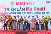 Triển lãm mỹ thuật khu vực V: Gia Lai ghi dấu ấn đậm nét 