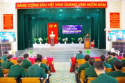 Trường Quân sự Quân đoàn 34 tổ chức tọa đàm về chuyển đổi số. 