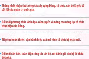 Trọng tâm công tác xây dựng Đảng, công tác tổ chức, cán bộ