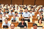 Đại biểu Lê Hoàng Anh đề nghị hoàn thiện cơ chế để hòa giải ở cơ sở phát huy vai trò “đi trước một bước”. Ảnh: Đoàn ĐBQH tỉnh Gia Lai