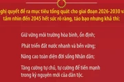Nghị quyết Đại hội XIV là cẩm nang hành động của Đảng và cả hệ thống chính trị