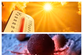 Nhiệt độ toàn cầu tăng làm tăng tăng nguy cơ mắc bệnh ung thư, đặc biệt là đối với phụ nữ sống ở vùng Trung Đông và Bắc Phi. (Ảnh: Internet)