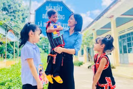 Việc xây dựng trường nội trú liên cấp kỳ vọng tạo đột phá trong phát triển giáo dục vùng biên, mở ra cơ hội học tập, ăn ở ổn định cho học sinh vùng khó. Ảnh: T.D