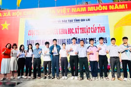 Gia Lai có 120 dự án tham gia Cuộc thi khoa học, kỹ thuật cấp tỉnh dành cho học sinh trung học năm học 2025-2026