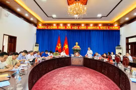 Quang cảnh cuộc họp Ban Chỉ đạo cấp tỉnh Kỳ thi tốt nghiệp THPT năm 2025. Ảnh: T.D