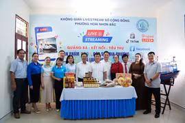 Phường Hoài Nhơn Bắc ra mắt “Không gian livestream số cộng đồng”