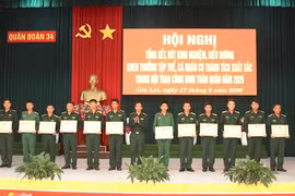 Quân đoàn 34 tuyên dương thành tích tại Hội thao Công binh toàn quân năm 2026