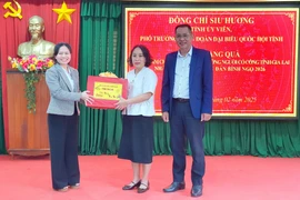 Phó Trưởng đoàn chuyên trách Đoàn ĐBQH tỉnh Siu Hương thăm, chúc Tết Trung tâm Chăm sóc và Điều dưỡng Người có công Gia Lai