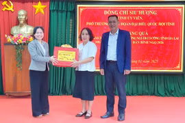 Phó Trưởng đoàn chuyên trách Đoàn ĐBQH tỉnh Siu Hương thăm, chúc Tết Trung tâm Chăm sóc và Điều dưỡng Người có công Gia Lai