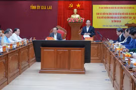 Đoàn giám sát, kiểm tra của Ủy ban Thường vụ Quốc hội, Hội đồng bầu cử quốc gia làm việc tại Gia Lai