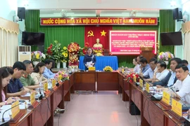 Giám sát việc triển khai công tác bầu cử tại các phường Bình Định, An Nhơn Đông, An Nhơn Bắc