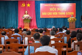 Đảng ủy các cơ quan Đảng tỉnh Gia Lai tổ chức Hội nghị báo cáo viên tháng 8
