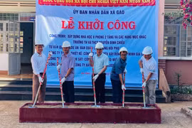 Xã Gào khởi công 3 dự án chào mừng bầu cử đại biểu Quốc hội và HĐND các cấp