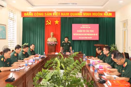 Quân đoàn 34 nghiệm thu công trình tổng kết công tác Đảng, công tác chính trị