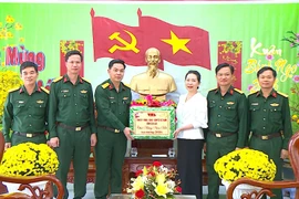 Các Phó Trưởng đoàn chuyên trách Đoàn ĐBQH tỉnh Gia Lai thăm, chúc Tết một số đơn vị và gia đình chính sách