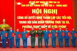 Gia Lai: Thành lập các Tiểu đội dân quân thường trực tại các xã, phường trọng điểm về quốc phòng