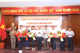 Công bố và trao Nghị quyết của Thường trực HĐND tỉnh Gia Lai về công tác cán bộ 