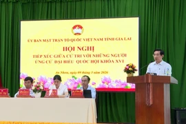 Ứng cử viên ĐBQH khóa XVI cam kết góp phần tháo gỡ điểm nghẽn về thể chế 