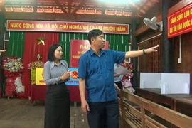 Phó Chủ tịch Thường trực Ủy ban MTTQ Việt Nam tỉnh Gia Lai kiểm tra công tác chuẩn bị bầu cử tại 7 xã phía Tây tỉnh
