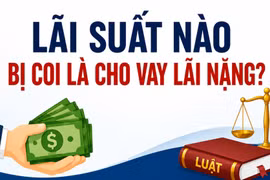 Lãi suất nào bị coi là cho vay lãi nặng?