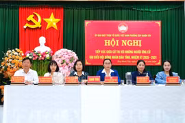 Ứng cử viên đại biểu HĐND tỉnh Gia Lai tại đơn vị bầu cử số 2 tiếp xúc cử tri phường Quy Nhơn Tây 