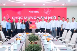 Phó Chủ tịch UBND tỉnh Dương Mah Tiệp thăm, chúc Tết Viettel Gia Lai và Công ty cổ phần Cấp thoát nước Bình Định