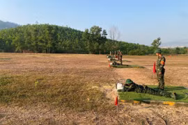 Trung đoàn Bộ binh 739 kiểm tra bắn đạn thật từ ngày 22 đến 24-4