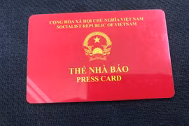 Gia hạn sử dụng Thẻ nhà báo kỳ hạn 2021-2025 đến hết ngày 30-6-2026