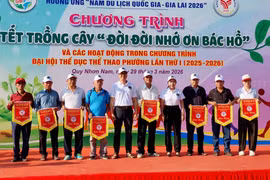 Phường Quy Nhơn Nam tổ chức Tết trồng cây và Đại hội Thể dục thể thao lần thứ I