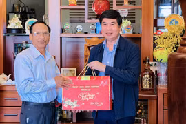 Phó Chủ tịch UBND tỉnh Lâm Hải Giang thăm, tặng quà nguyên lãnh đạo tỉnh và người có công