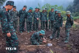 Đến ngày 13-8, các lực lượng đã tìm kiếm, quy tập 1.715 hài cốt liệt sĩ