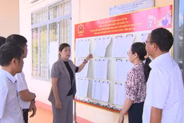 Gia Lai: Giám sát việc triển khai công tác bầu cử tại xã Kon Gang