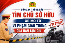 Gia Lai: Tìm chủ sở hữu 109 xe mô tô vi phạm giao thông quá hạn tạm giữ