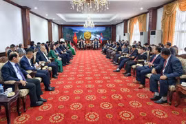 Đoàn đại biểu cấp cao tỉnh Gia Lai thăm, chúc Tết tỉnh Salavan