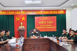 Quân đoàn 34 khai mạc diễn tập chỉ huy - cơ quan 2 bên 1 cấp trên bản đồ