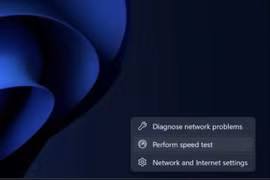 Microsoft thêm công cụ đo tốc độ internet tích hợp trên thanh tác vụ cho Windows 11