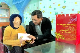 Trưởng ban Tổ chức Tỉnh ủy Mai Việt Trung chúc Tết các đơn vị và gia đình chính sách