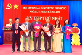 Ông Đoàn Hữu Dũng tái cử Chủ tịch HĐND phường Diên Hồng nhiệm kỳ 2026-2031