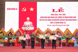 Quân đoàn 34 phong tặng, truy tặng danh hiệu Anh hùng Lực lượng vũ trang nhân dân
