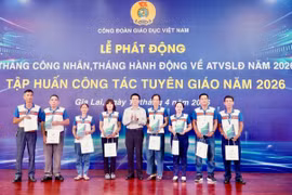 Phát động Tháng Công nhân và Tháng hành động về an toàn, vệ sinh lao động năm 2026.