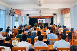 Tập huấn sử dụng tài liệu về “Phòng-chống bạo lực học đường, xâm hại trẻ em” năm 2024